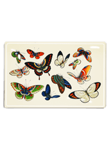 12 Fluttering Butterflies Decoupage Glass Tray - Wholesale Ben's Garden