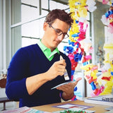 Always Be Ready Decoupage Glass Tray