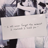 I Will Never Forget The Moment Decoupage Glass Tray