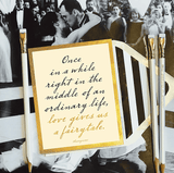 Once In A While Right Greeting Card, Single Folded Card