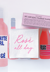 Rose All Day Amusing Cocktail Napkins // Min. Case Pack of 6