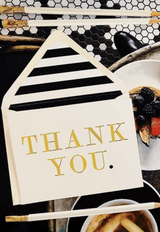 Thank You. Greeting Card, Single Folded Card