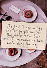 The Best Things In Life Are Decoupage Glass Tray