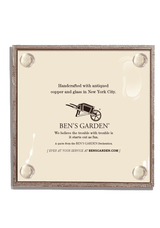 Min. Case Pack of 2 // Good Friends Are Like Stars Copper & Glass Coasters, Set of 4