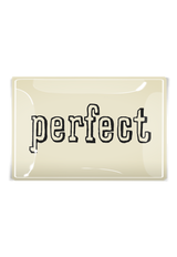 Perfect Stamp Decoupage Glass Tray