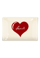 Sweetheart Decoupage Glass Tray