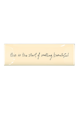 This Is The Start Of Something Beautiful Decoupage Glass Tray