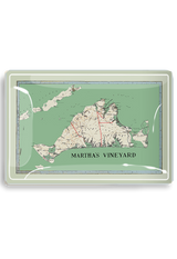 Martha's Vineyard Sound Decoupage Glass Tray
