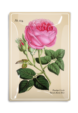 Penelope Pink Rose Decoupage Glass Tray
