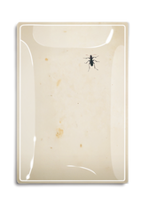 Curious Critter Decoupage Glass Tray