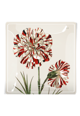 Winter Blossom Christmas Decoupage Glass Tray