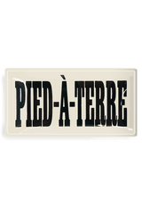 Pied-à-Terre Block Decoupage Glass Tray