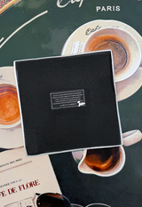 Lucky Seven Clovers Decoupage Glass Tray