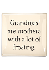 Grandmas Are Mothers Decoupage Glass Tray