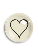 Min. Case Pack of 2 // Heart Sketch Crystal Dome Paperweight