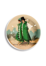 Two Peas In A Pod Crystal Dome Paperweight