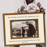 My Father Gave Me Copper & Glass Photo Frame