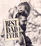 Best Dad Ever. Decoupage Glass Tray
