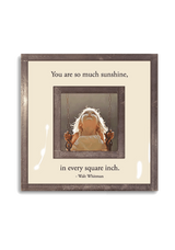 You Are So Much Sunshine 3"x 3" Copper & Glass Photo Frame