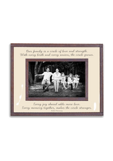 Our Family Is A Circle Copper & Glass Photo Frame