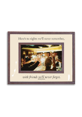 Here's To Nights We'll Never Remember Copper & Glass Photo Frame
