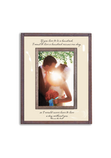 If You Live To Be A Hundred Copper & Glass Photo Frame