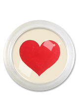 My Heart Is Full 4" Round Glass Coaster