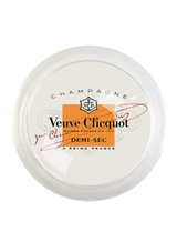 Vintage Veuve Clicquot Demi-Sec 4" Round Glass Coaster