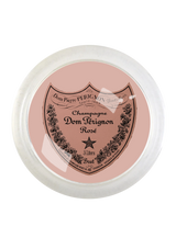 Vintage Dom Perignon Rose 4" Round Glass Coaster