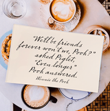 We'll Be Friends Forever Decoupage Glass Tray