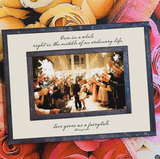 Once In A While Life Gives You A Fairytale Copper & Glass Photo Frame