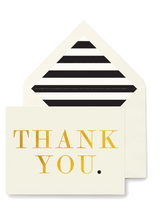 Min. Case Pack // Thank You. Greeting Card, Single Folded Card or Boxed Set of 8