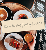 This Is The Start Of Something Beautiful Decoupage Glass Tray