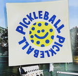 Pickleball Pickleball Decoupage Glass Tray