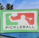 Play Pickleball Decoupage Glass Tray
