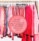 Min. Case Pack of 2 // I Believe in Pink Crystal Dome Paperweight