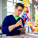 We Weren't Sister By Birth Decoupage Glass Tray