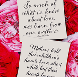 So Much Of What We Know Decoupage Glass Tray