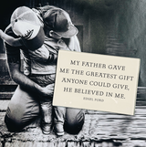 My Father Gave Me Decoupage Glass Tray