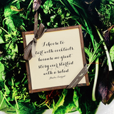 Min. Case Pack of 2 // I Choose To Start With Cocktails Copper & Glass Coasters, Set of 4