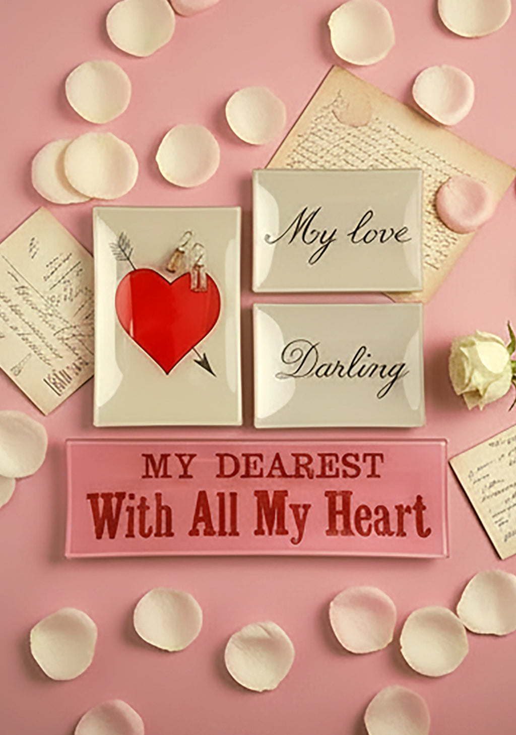 My Love Spencer Cursive Decoupage Glass Tray – Wholesale Ben's Garden
