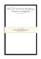 A Girl Should Be Two Things Scribble Notepad Set Of 2 // Min. Case Pack of 6 - Wholesale Ben's Garden