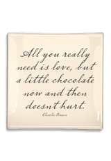 All You Need Is Love Decoupage Glass Tray - Wholesale Ben's Garden