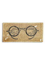 Antique Spectacles Decoupage Glass Tray - Wholesale Ben's Garden