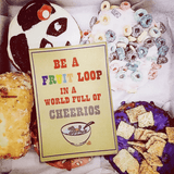 Bensgarden.com | Be A Fruit Loop Decoupage Glass Tray - Bensgarden.com