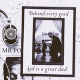 Bensgarden.com | Behind Every Good Kid Is a Great Dad Copper And Glass Photo Frame - Bensgarden.com