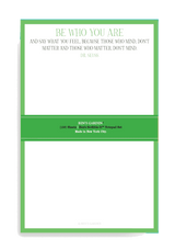 Be Who You Are Scribble Notepad Set Of 2 // Min. Case Pack of 6