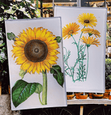 Bright Yellow Sunflower Decoupage Glass Tray - Wholesale Ben's Garden