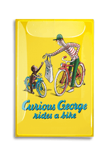 Bensgarden.com | Curious George Book Jacket Decoupage Glass Tray - Bensgarden.com