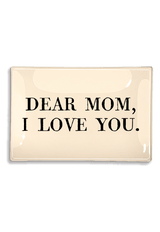 Dear Mom, I Love You Decoupage Glass Tray - Wholesale Ben's Garden